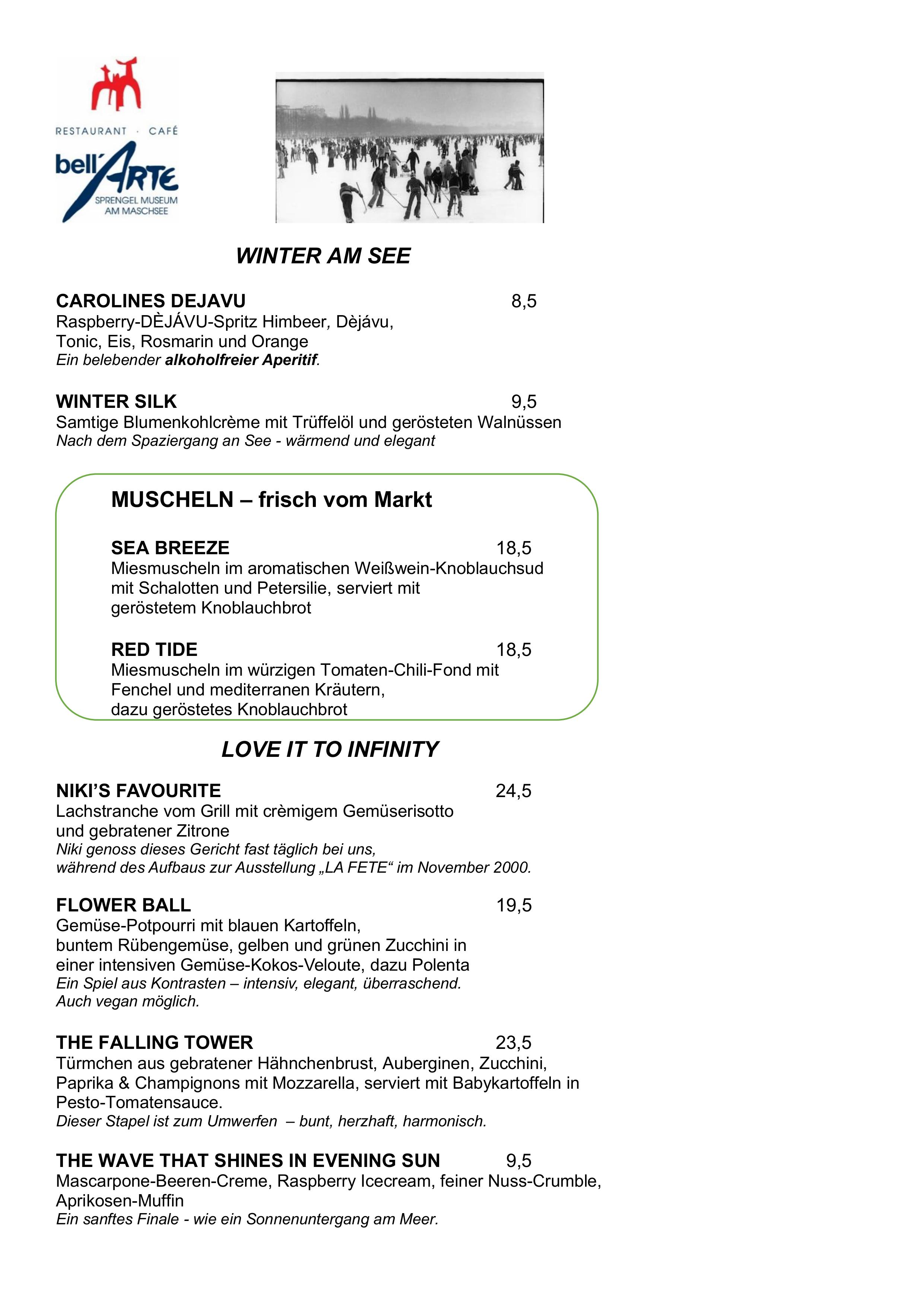 bell´ARTE im Sprengel Museum - Cafe und italienisches Restaurant in Hannover am Maschsee