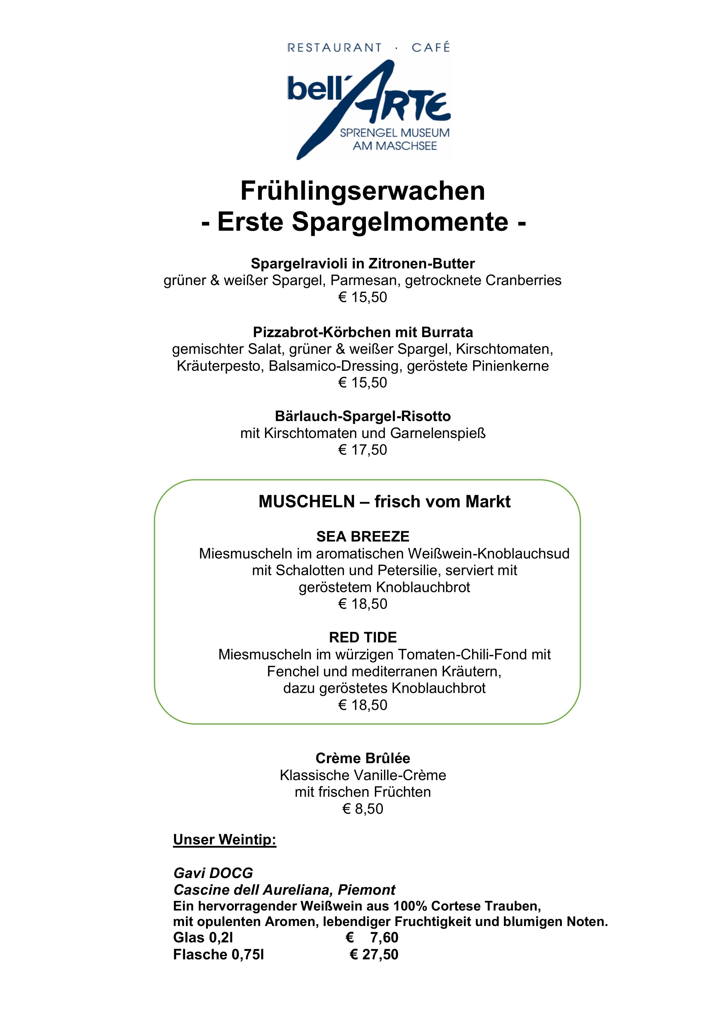 bell´ARTE im Sprengel Museum - Cafe und italienisches Restaurant in Hannover am Maschsee