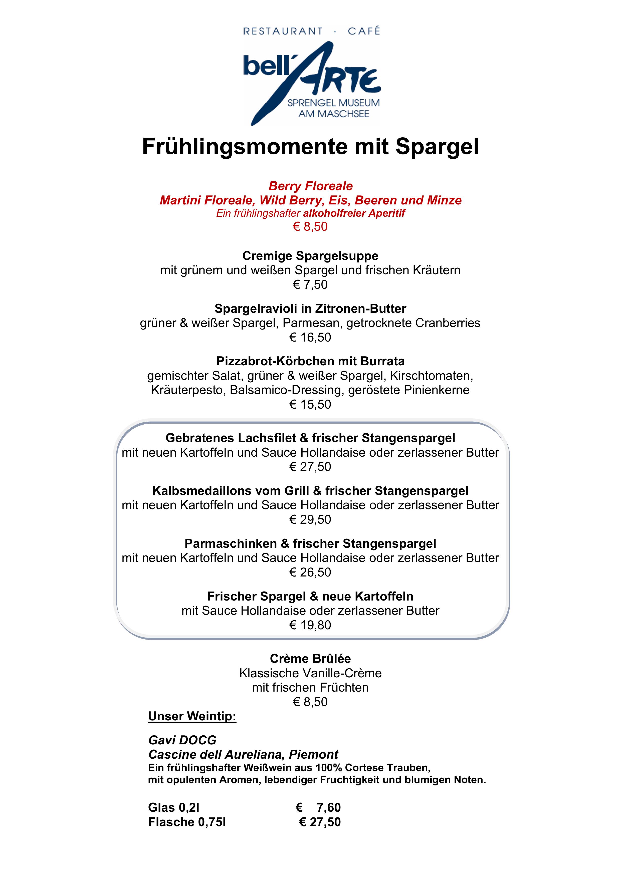 bell´ARTE im Sprengel Museum - Cafe und italienisches Restaurant in Hannover am Maschsee